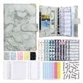 thumbnail image 1 of A6 Budget Financial Planner Notebook Loose Leaf Paper Binder Cover Journal Money Envelopes Organizer for Wallet Cash Saving, 1 of 4