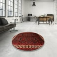 thumbnail image 4 of Ahgly Company Machine Washable Indoor Rectangle Traditional Tomato Red Area Rugs, 8' x 12', 4 of 7