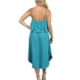 thumbnail image 4 of Doublju Women's Round Hem with Side Slit Summer Beach Midi Dress (Plus Size Available), 4 of 4