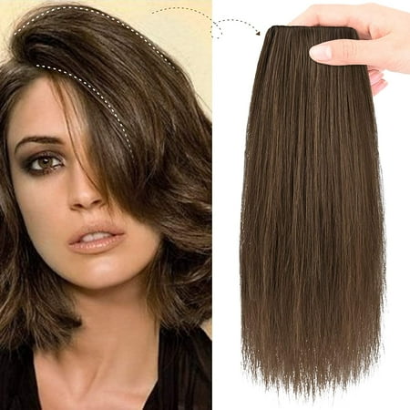 5 inch Short Thick Hairpieces Adding Extra Hair Volume Clip in Hair Extensions Hair Topper for Thinning Hair Women 2 pack Color Dark Brown | Walmart Canada 5 inch Short Thick Hairpieces Adding Extra Hair Volume Clip in Hair Extensions Hair Topper for Thinning Hair Women 2 pack Color Dark Brown | Walmart Canada