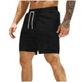 thumbnail image 2 of Sentmoon Cargo Shorts for Men Breathable Summer Loose High Waist Mens Corduroy Shorts Drawstring Solid Color Running Shorts Multi Pocket 2025 Athletic for Relaxing at Home Black XL, 2 of 7