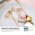 thumbnail image 3 of 1 Box/6pcs Scoop and Fork Set Fruit Forks Coffee Spoons Ice Cream Spoons, 3 of 9