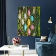 thumbnail image 5 of Kdxio colorful Easter eggs Pattern Canvas Wall Art 12x16 Inches - Waterproof HD Print Solid Wood Frame for Living Room & Bathroom,Vertical, 5 of 8