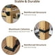 thumbnail image 5 of Pérgola retráctil exterior de 10x13 pies con toldo para sombra solar, kit resistente, estructura metálica con diseño de madera para jardín y terraza, 5 of 7