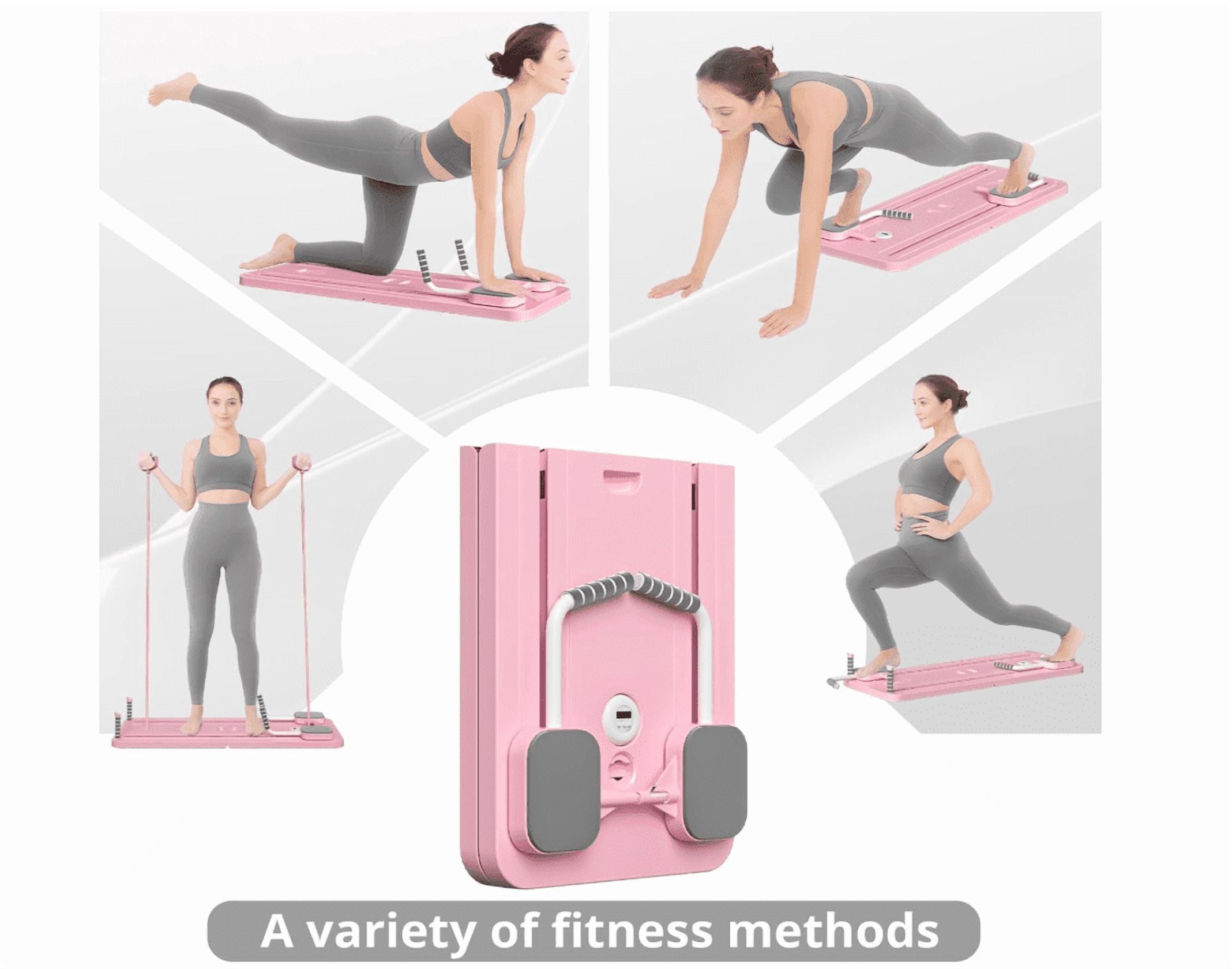 Premium 8-in-1 Exercise Board -Multi-functional Pilates Abdominal Trainer, Functional Pilates Board, Home Multi-functional Folding Body Board, Waist, Hips, Arms Slimming