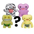 thumbnail image 1 of Paquete de 5 figuras de Zuru Fuggler, 6,35 cm, amarillo, rosa, estampado de cebra, 1 of 8