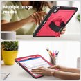 thumbnail image 5 of ELEHOLD Case for Apple iPad Air 11 (2024),Soft TPU Rugged Durable Case with 360° Rotating Hand Strap & Foldable Hidden Stand & Pencil Holder,Rose, 5 of 12
