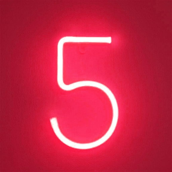 LINLIN Neon Sign, Letter Neon Signs Neon Alphabet Light Light Up LED Letters Lights Light Up Marquee Letters Lights Battery USB Red