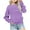 02-Purple, variant on Atogsazn Toddler Girl Sweatshirt Kids Casual Letter Printed Long Sleeve Pullover Sweatshirts Fashion Clothes 01-Beige 2-3 Years