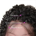 thumbnail image 6 of Kayannuo Clearance Lace Front Human Hair Wigs Deep Wave Pre Plucked 150% Density Remy Deep Curly, 6 of 7