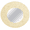 18 Inches, variant on RUDRAKSHA CORPORATION Round Bone Inlay Mirror Frame, Light Beige Sunburst Design, Monochrome Wall Mirror for Modern and Minimalist Décor