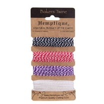 Hemptique Cotton Bakers Twine Card Set, 2-Ply 410'