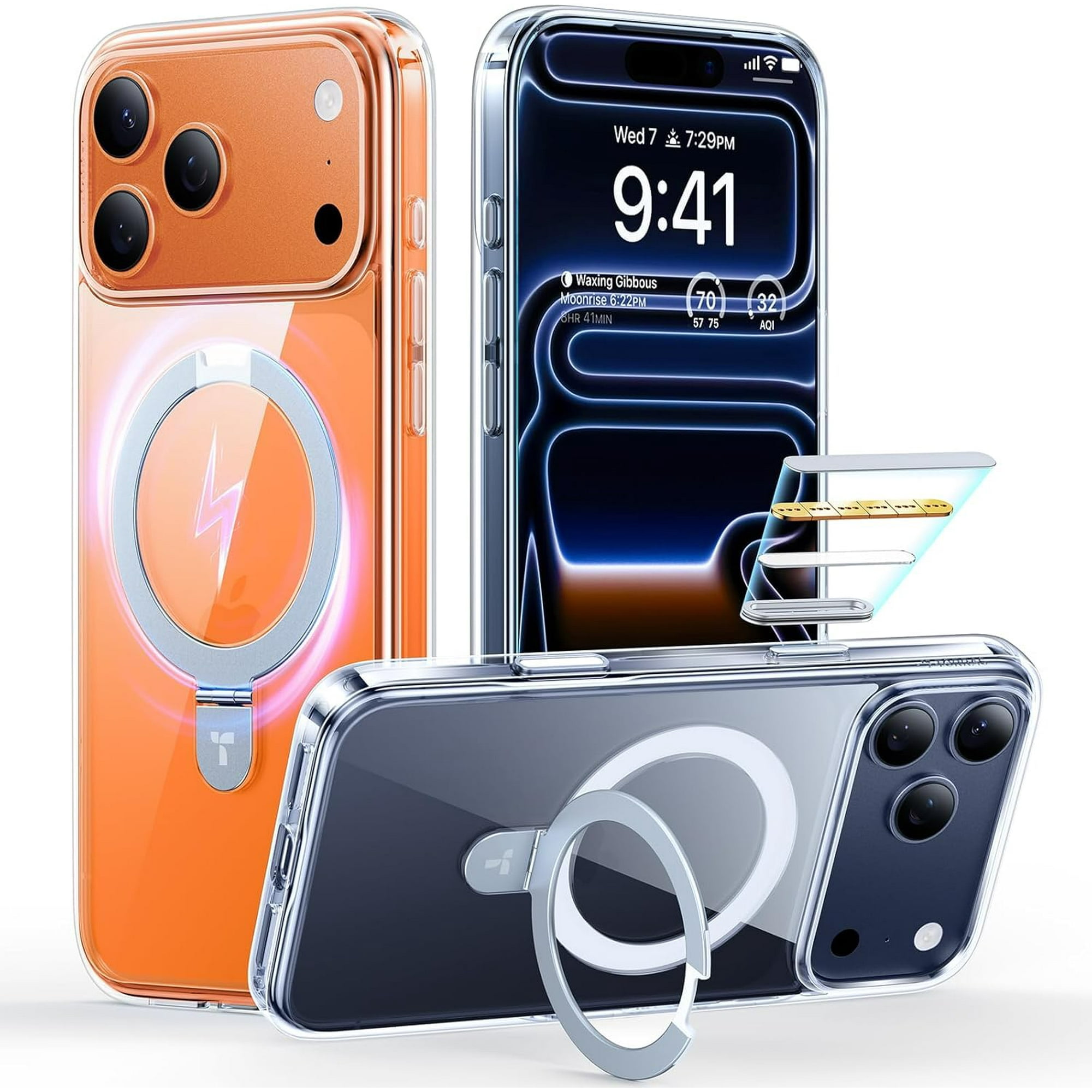 TORRAS for iPhone 17 Pro Max Case with Stand, Camera Control, Fit