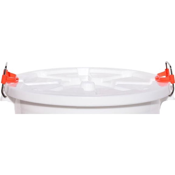 Tuff Stuff  Feed Drum Lid - White - 26 gal