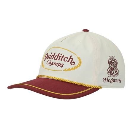Harry Potter Quidditch Champs Men's White & Red Snapback Hat