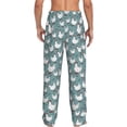 thumbnail image 7 of Salouo Farm Birds Print Pajama Pants for Men, Lounge Pants Elastic Waistband Casual Men's sleepwear Loungewear Sleep Pajama Pant -XX-Large, 7 of 7