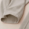 thumbnail image 6 of Women's Wide Leg Linen Balloon Pants Drawstring Elastic Waist Pants with Pleated Pockets Casual Flowy Summer Work Pants Beige, 6 of 9