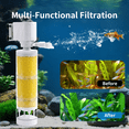 thumbnail image 5 of FINAQUA 4-in-1 Aquarium Filter with Multi-Layer Filtration, Adjustable Oxygenation & Wavemaker, Ultra-Quiet Water Circulation Pump 225GPH for 10-75 Gallon Fish Tanks, 5 of 7