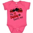 thumbnail image 3 of Inktastic My Daddy Loves Me with Cute Ladybugs Boys or Girls Baby Bodysuit, 3 of 5