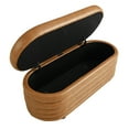 thumbnail image 6 of Studio Living Livingston Modern Storage Ottoman, Carmel Faux Leather, 6 of 13