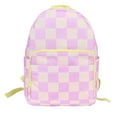 thumbnail image 5 of CRCKT 17-inch Kids Polyester Backpack - Peach Fuzz, Pink and Yellow Checker, 5 of 9