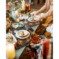 thumbnail image 3 of Christmas Placemats Set of 4, Vintage Painting Street Winter Placemat for Dining Table Decorations, Cotton Linen Snow Town Place Mats, Xmas Table Mats for Kitchen Dinner Holiday Party Decor Gift, 3 of 6