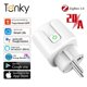 thumbnail image 2 of Tuya ZigBee Smart Socket EU 20A Energy Monitor Smart Plug Power Outlet, 2 of 5