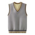 thumbnail image 4 of Enyan Boys Girls Sweater Vests School Uniform Vest Sleeveless V Neck Knit Pullover Tops for Kids Toddler, 4 of 4