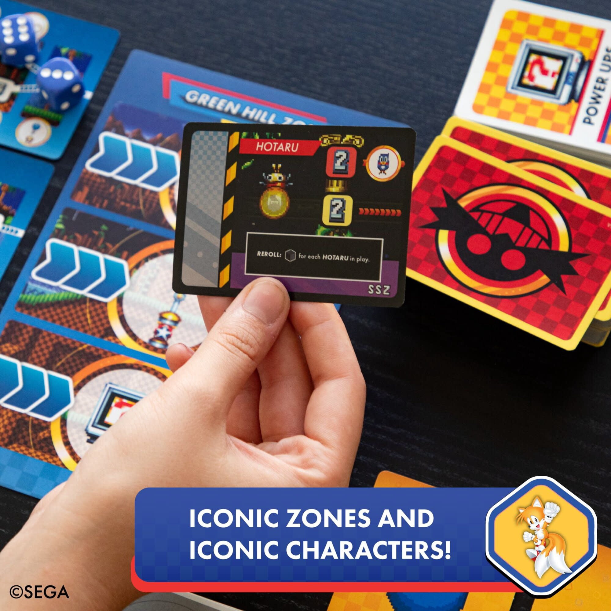 KESS: Sonic Roll - Board Game, Roll Through 4 Classic Zones, Thrilling Tabletop Adventure, Fight Bosses & Save The World, Co-Op, Ages 14+, 1-4 Player