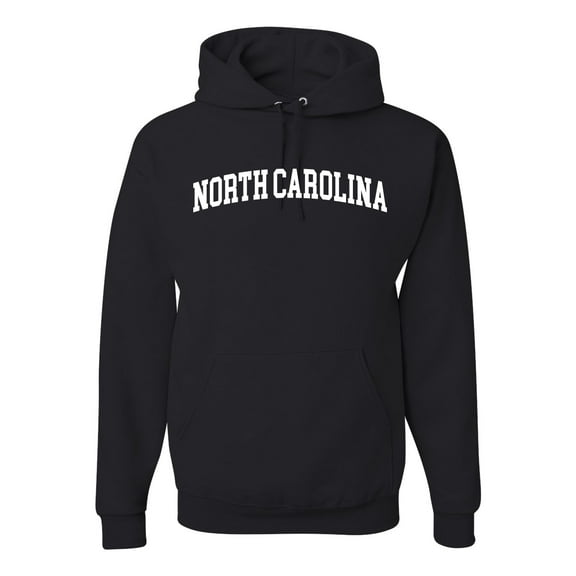 Wild Bobby State of North Carolina College Style Unisex Hoodie Sweatshirt