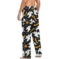 thumbnail image 5 of Top-kevin Halloween Ghost Bat Pumpkin Men's Pajama Pants Sleepwear Lounge Pajama Bottoms with Pockets, S M L XL XXL, 5 of 14