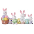 thumbnail image 1 of Huevos de Pascua Decoración de Conejito, Huevos de Pascua decorativos exquisitos figuras de conejito para el patio para escritorio, 1 of 7