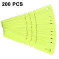 thumbnail image 1 of 200 Uds. Etiquetas de plástico para plantas y árboles, etiquetas para plantas de jardín, etiquetas colgantes para plantas, etiquetas envolventes de 2x21cm para vivero, impermeables y reutili, 1 of 5