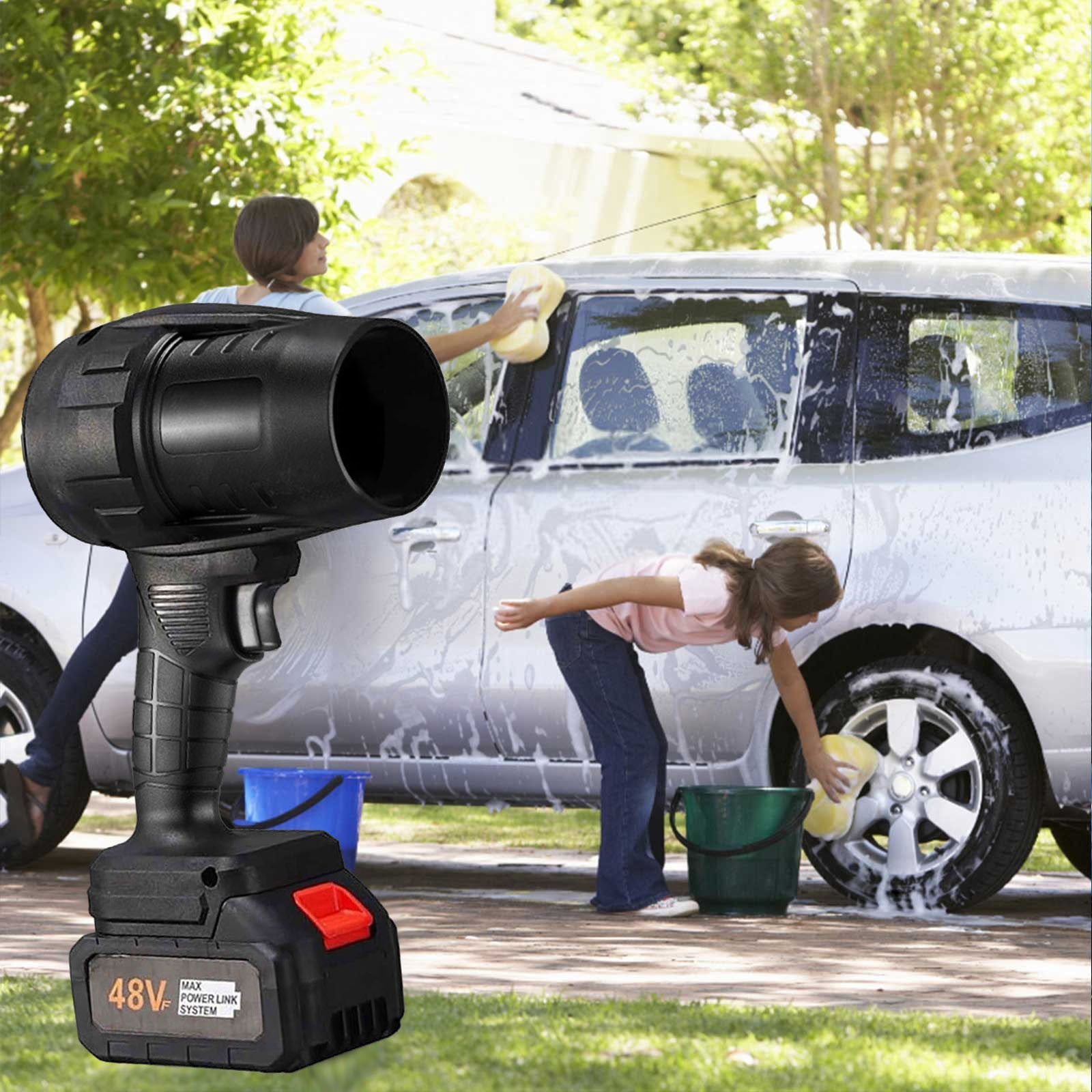 Ego Blower - Car Wash Water Blowing Removal Snow Removal Car Dryer Air Blower - Dual Batteries,Lightweight Air Blower for Patio Lawn Care Blowing Leaves Dust Snow Cleaning Camping Automotive