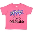 thumbnail image 3 of Inktastic I Love Colorado Columbine Flowers Boys or Girls Toddler T-Shirt, 3 of 5