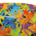 thumbnail image 3 of Abstract Pouf Cover with Zipper, Contemporary Style Color Splashes Vibrant Trippy Watercolor Palette Artisan Funky, Soft Decorative Fabric Unstuffed Case, 30" W X 17.3" L, Multicolor, by Ambesonne, 3 of 5