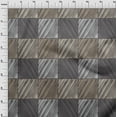thumbnail image 4 of oneOone Cotton Poplin Twill Gray Fabric Stripes Dress Material Fabric Print Fabric By The Yard 56 Inch Wide, 4 of 4