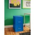 Space Solutions Blue 3Drawer File for Home Office & Small