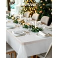 thumbnail image 6 of Minzimin Plastic Table Cloth Disposable 3 Pack, 54x108 Inch Rectangular Table Cloth, Leakproof Table Cover for Parties, Picnic, Weddings, 6 of 7