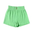 thumbnail image 4 of Akiihool Short pour Fille Short de Vélo pour Tout-Petites Danse Roue sous Robe Short pour Bébé Fille (Vert Pâle,13-14 Ans), 4 of 4