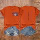 thumbnail image 2 of Camisetas de Manga Corta para las Mujeres Carta Impresa Doble Cara Suelta Tee, Casual Vintage Verano Top Mujeres, 2 of 3