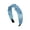 Light Blue, variant on Motique Accessories Satin Headband for Women with Twist Turban Knotted Hairband Green