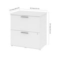 thumbnail image 3 of Bestar Universel 29" Lateral File Cabinet in White, 3 of 5