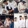 thumbnail image 4 of SHAR Professional Chef Hat Set - 3 Adjustable Cooking Caps for Catering and Food Service - Breathable Mesh Top and Flat Top Design - Unisex Hair Cover, 4 of 5