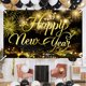 thumbnail image 5 of Fondo De Fiesta De Feliz Año Nuevo Cartel De Tela Cartel Con Patrón De Fuegos Artificiales Para Decoración De Fiesta De Año Nuevo Accesorios De Fotografía Suministros De Fondo, 5 of 5