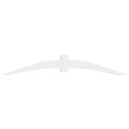 thumbnail image 2 of 96"W x 16"H x 6"D x 6"F, 4/12 Pitch, Archdale Architectural Grade PVC Gable Bracket, 2 of 8