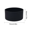 thumbnail image 2 of 2 piezas de silicona para taza de agua cubierta protectora anti-escaldado para taza de coche de 40 oz (negro), 2 of 9