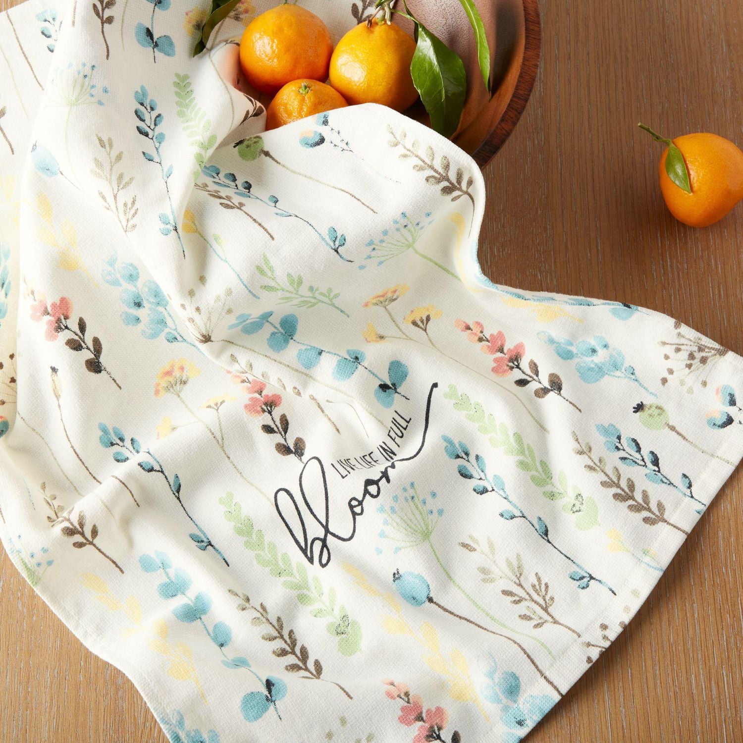 Home Trends Bloom Kitchen Towel Set, 16" x 26", 2 Piece