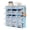 Blue, variant on 8-Tier Modular Shoe Rack, 3-Column Sturdy Plastic Storage Cabinet, Shoe Storage for Hallway, Closet, Bedroom, Entryway, Blue
