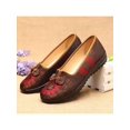 thumbnail image 1 of Women Flat Comfort Casual Slip On Loafers Granny Walk Shoes, 1 of 4